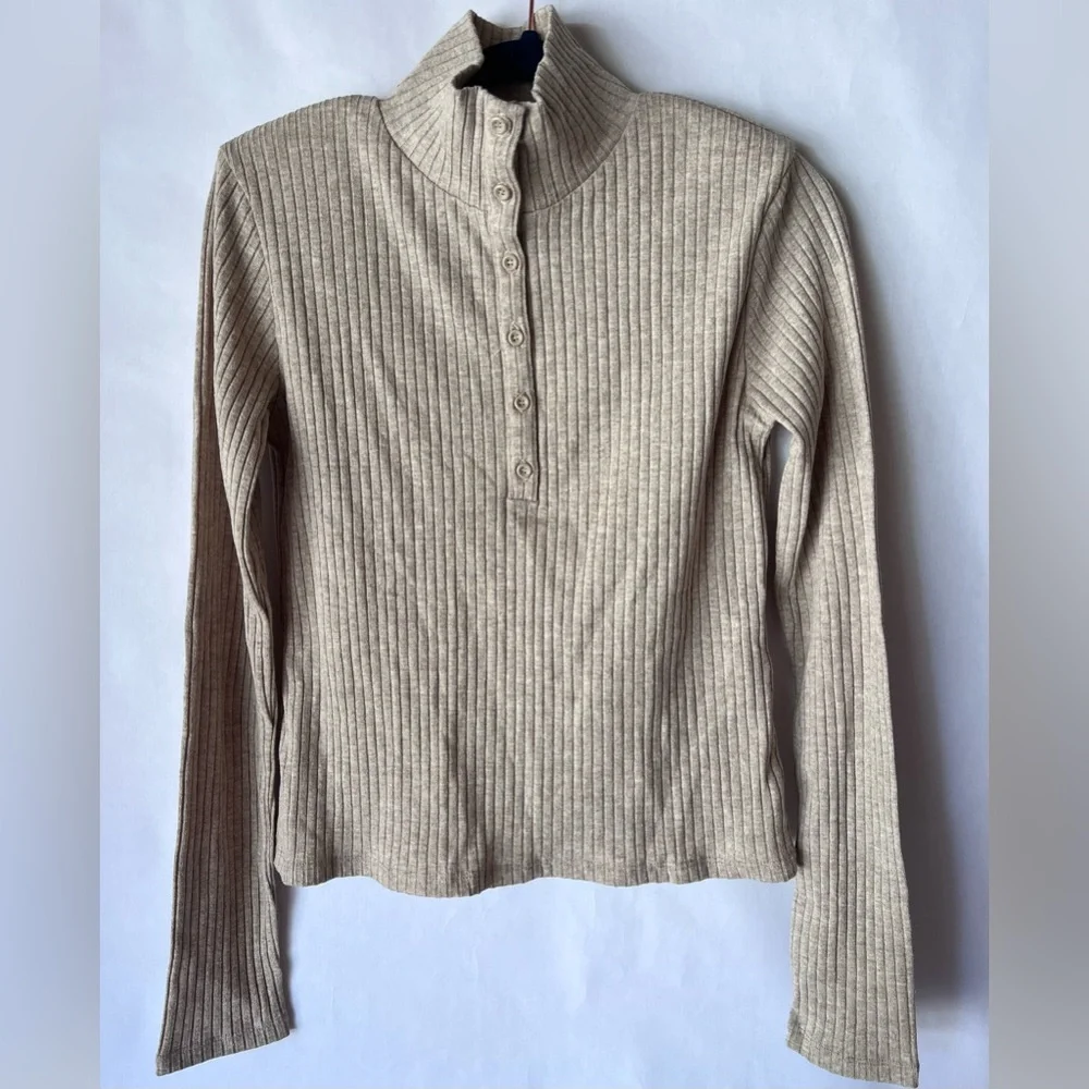 Zara Knit‎ Cardigan with Padded Shoulders size Small NWT